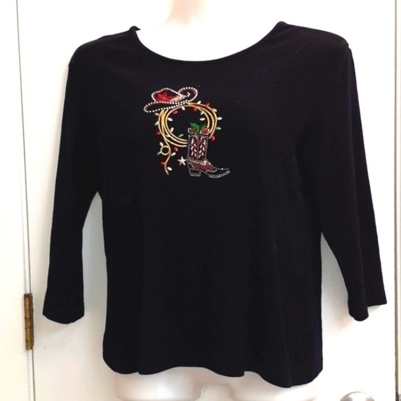 COWGIRL looking for a HOLIDAY top?? - Picture 2 of 7